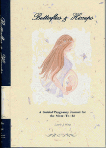 butterflies & hiccups guided pregnancy journal 